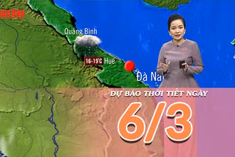 [Video] Dự báo thời tiết ngày 6/3/2025