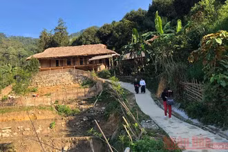 Một điểm du lịch homestay ở Lào Cai.