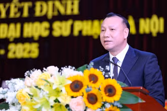 Hiệu trưởng Trường đại học Sư phạm Hà Nội Nguyễn Đức Sơn.