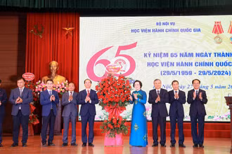Lễ kỷ niệm 65 năm ngày thành lập Học viện Hành chính quốc gia