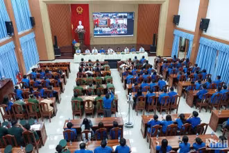 Quang cảnh buổi đối thoại.
