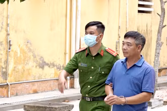 Bị can Lê Văn Trường.