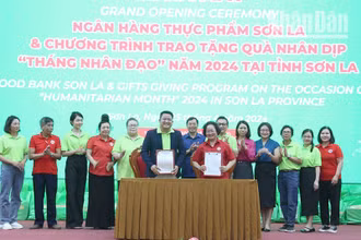 Lễ ra mắt ngân hàng thực thực phẩm tại Sơn La.