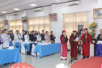 Quang cảnh buổi lễ. Ảnh: Hải Tiến