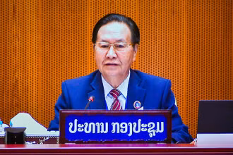 Phó Chủ tịch Quốc hội Lào Chaleun Yiapaoher. Ảnh: Hải Tiến
