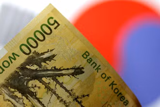 Đồng won của Hàn Quốc. (Ảnh: Reuters)