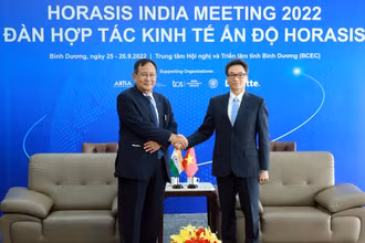 Phó Thủ tướng Vũ Đức Đam mong muốn các doanh nghiệp Ấn Độ đẩy mạnh đầu tư vào Việt Nam trong các lĩnh vực mà Ấn Độ có thế mạnh. (Ảnh: VGP)