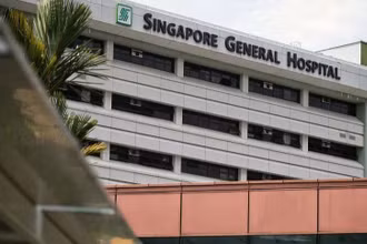Bệnh viện Đa khoa Singapore. (Ảnh: The Straits Times)