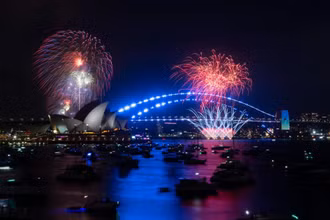 [Ảnh] Màn pháo hoa ấn tượng tại Sydney trước Giao thừa