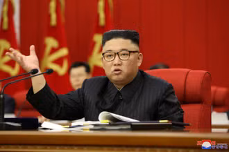 Nhà lãnh đạo Triều Tiên Kim Jong-un. (Ảnh: KCNA/Reuters)