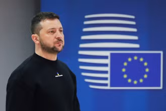 Tổng thống Ukraine Volodymyr Zelensky. (Ảnh: THX)