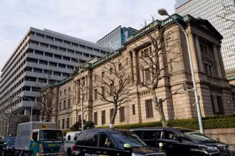 Trụ sở BoJ tại Tokyo, ngày 19/3/2024. Ảnh: Tân Hoa Xã