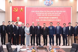 Tổng Biên tập Nhân Dân nhật báo ấn tượng về sự đổi mới, sáng tạo của Báo Nhân Dân