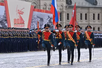 Quang cảnh lễ duyệt binh. (Ảnh: RIA Novosti)