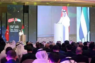 Diễn đàn Doanh nghiệp UAE-Thổ Nhĩ Kỳ. (Ảnh Emirates news agency)