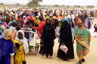 Phụ nữ Sudan trong trại tị nạn ở Chad. (Ảnh: UNHCR)