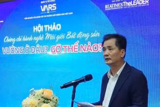 Ông Nguyễn Văn Đính, Chủ tịch Hội Môi giới bất động sản lo lắng trước tình trạng phần lớn môi giới không có chứng chỉ hành nghề.