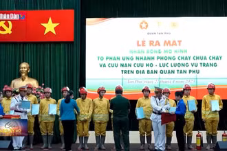 Nhân rộng tổ phản ứng nhanh lực lượng vũ trang phòng cháy chữa cháy