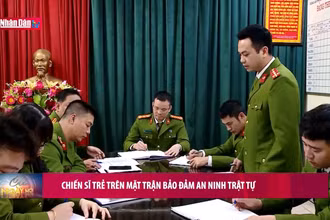 Chiến sĩ trẻ trên mặt trận bảo đảm an ninh trật tự