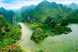 Di sản thiên nhiên thế giới Tràng An, Ninh Bình. (Ảnh NINH MẠNH THẮNG)