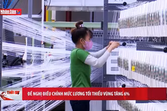 Đề nghị điều chỉnh mức lương tối thiểu vùng tăng 6%