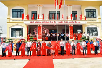 Khu văn hóa, thể thao thôn Thụ Ích, xã Liên Châu trị giá hơn 20 tỷ đồng được khánh thành và đưa vào sử dụng. 