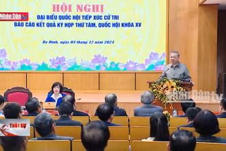 Tổng Bí thư Tô Lâm tiếp xúc cử tri thành phố Hà Nội