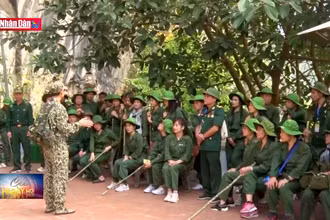 Trải nghiệm chương trình du lịch “Hành quân theo bước chân anh”