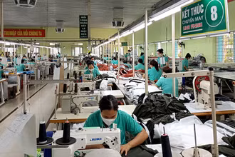 Sản xuất hàng dệt may xuất khẩu tại Tổng công ty cổ phần Dệt may Nam Ðịnh.
