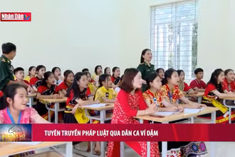 Tuyên truyền pháp luật qua dân ca ví dặm