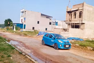 Khu tái định cư Tân Tiến ở xã Tân Quang, thành phố Sông Công, Thái Nguyên chưa hoàn thiện hạ tầng.