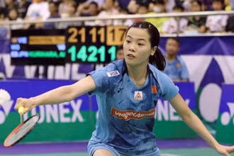 Vận động viên Nguyễn Thùy Linh đã chắc suất dự Olympic Paris 2024. (Ảnh ANH QUÂN)
