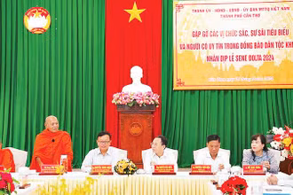 Quang cảnh buổi gặp mặt.