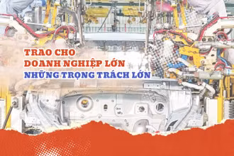 Trao cho doanh nghiệp lớn những trọng trách lớn
