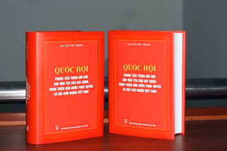 Cuốn sách “Quốc hội trong tiến trình đổi mới đáp ứng yêu cầu xây dựng, hoàn thiện Nhà nước pháp quyền xã hội chủ nghĩa Việt Nam” của Tổng Bí thư Nguyễn Phú Trọng tiếp tục định hướng cho Quốc hội không ngừng đổi mới và phát triển