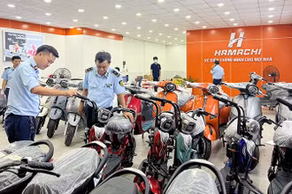 Cục Quản lý thị trường Thành phố Hồ Chí Minh thu giữ xe đạp điện không có giấy tờ chứng minh chất lượng sản phẩm để lưu thông trên thị trường.