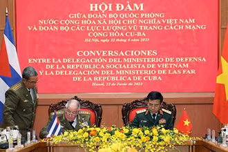 Việt Nam và Cuba thường xuyên duy trì tiếp xúc các cấp. (Ảnh PRENSA LATINA)