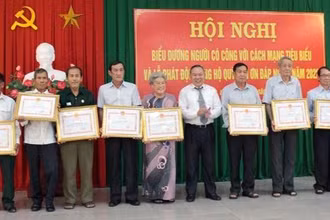 Ninh Thuận biểu dương người có công với cách mạng tiêu biểu 