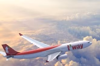 Một chiếc máy bay của T'way Air. (Nguồn: Yonhap)