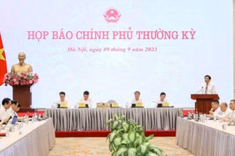 Họp báo Chính phủ thường kỳ tháng 8