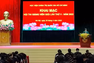 Học viện Chính trị quốc gia Hồ Chí Minh tổ chức hội thi giảng viên giỏi 