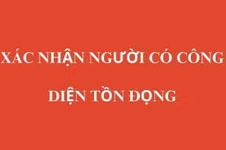 Công khai thông tin hồ sơ xác nhận người có công diện tồn đọng ở Quảng Bình 