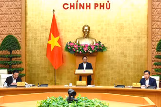Thủ tướng Phạm Minh Chính chủ trì phiên họp Chính phủ chuyên đề về xây dựng pháp luật tháng 3.