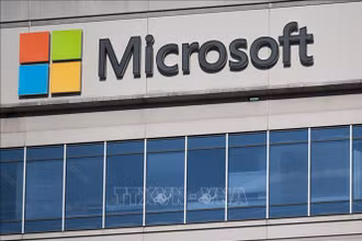 Văn phòng của hãng Microsoft tại Chevy Chase, bang Maryland, Mỹ. (Ảnh: AFP/TTXVN)