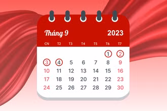 [Infographics] Bốn ngày nghỉ lễ dịp Quốc khánh năm 2023