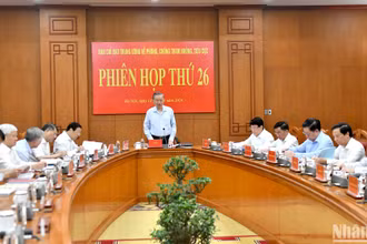 [Ảnh] Tổng Bí thư, Chủ tịch nước Tô Lâm chủ trì Phiên họp thứ 26, Ban Chỉ đạo Trung ương về phòng, chống tham nhũng, tiêu cực