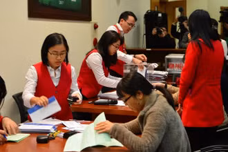 Một phiên đấu giá tại HNX. (Ảnh minh họa)