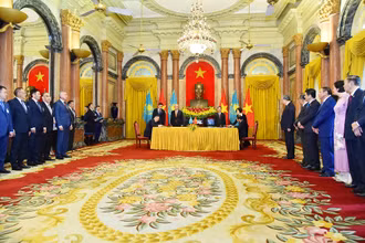 [Ảnh] Việt Nam và Kazakhstan hợp tác sâu rộng trên nhiều lĩnh vực 