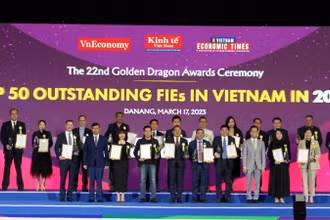 Vinh danh các doanh nghiệp FDI tiêu biểu.