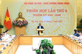 [Ảnh] Thủ tướng chủ trì Phiên họp lần thứ 8 của Hội đồng Thi đua-Khen thưởng Trung ương